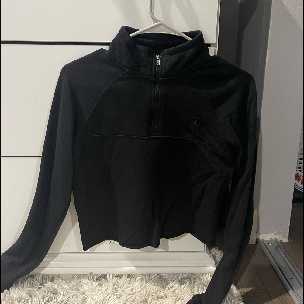 cropped champion half zip - Picture 1 of 2